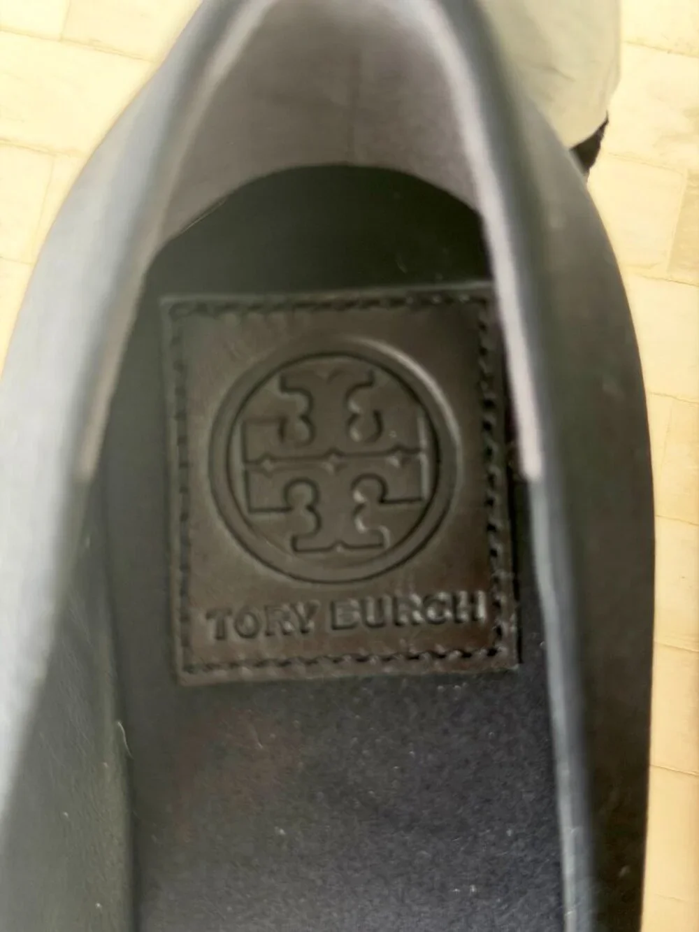 Tory Burch Heather 40mm Wedge Espadrille - Satin/Herringbone